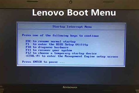Watch our video How to locate a. . Boot menu lenovo
